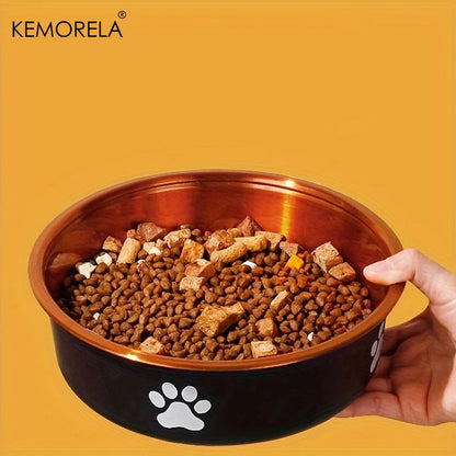 Anti-Slip Stainless Steel Dog Bowl